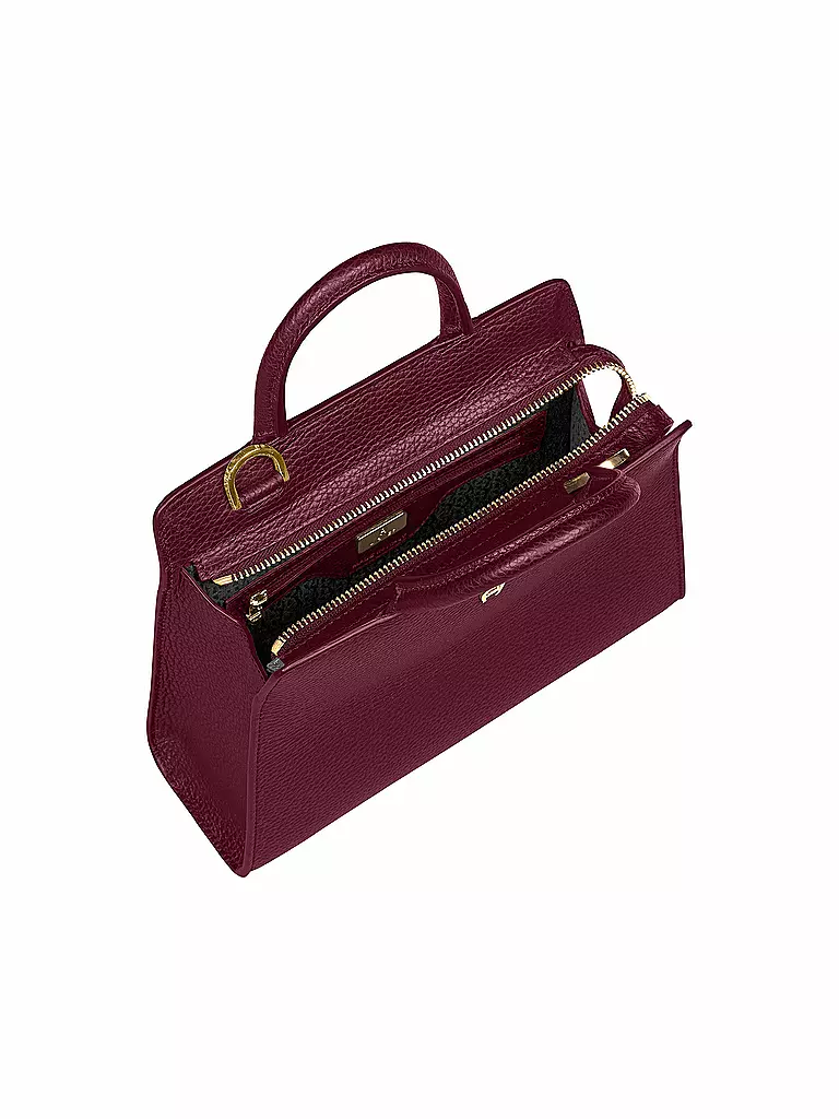 AIGNER | Ledertasche - Henkeltasche Cybill XSmall | dunkelrot