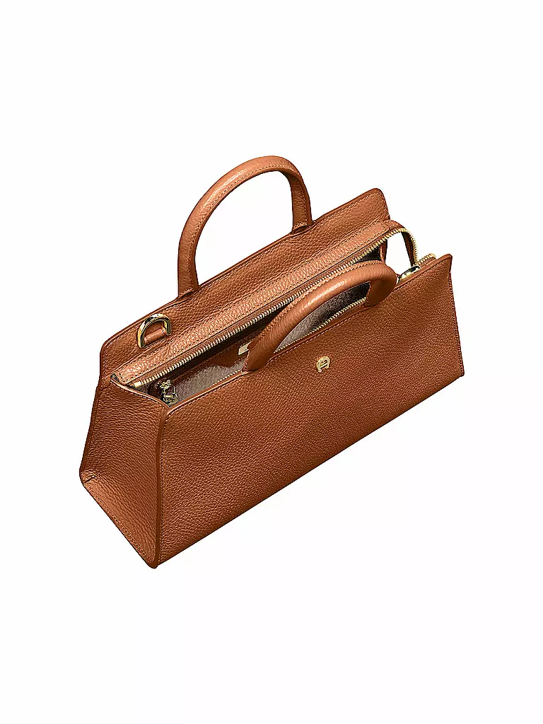 AIGNER | Ledertasche - Henkeltasche CYBILL | braun