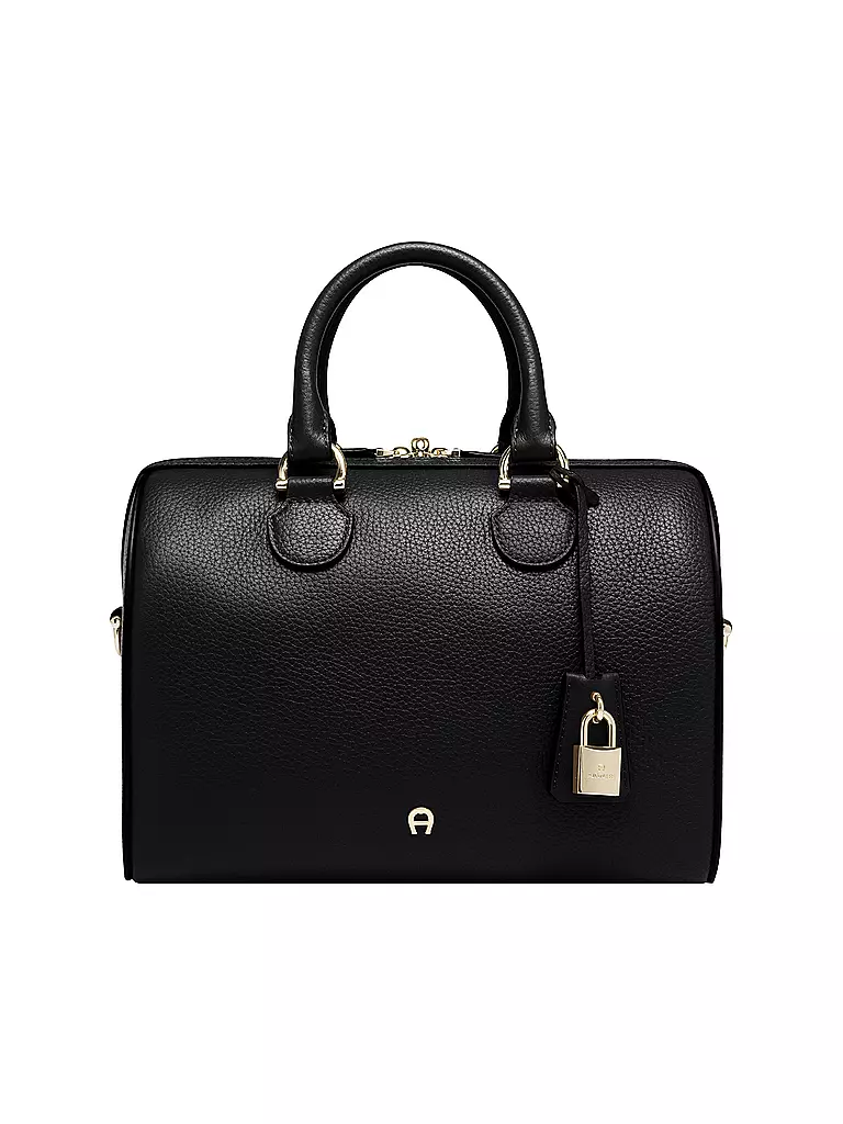 AIGNER | Ledertasche - Henkeltasche DELIA Small | schwarz