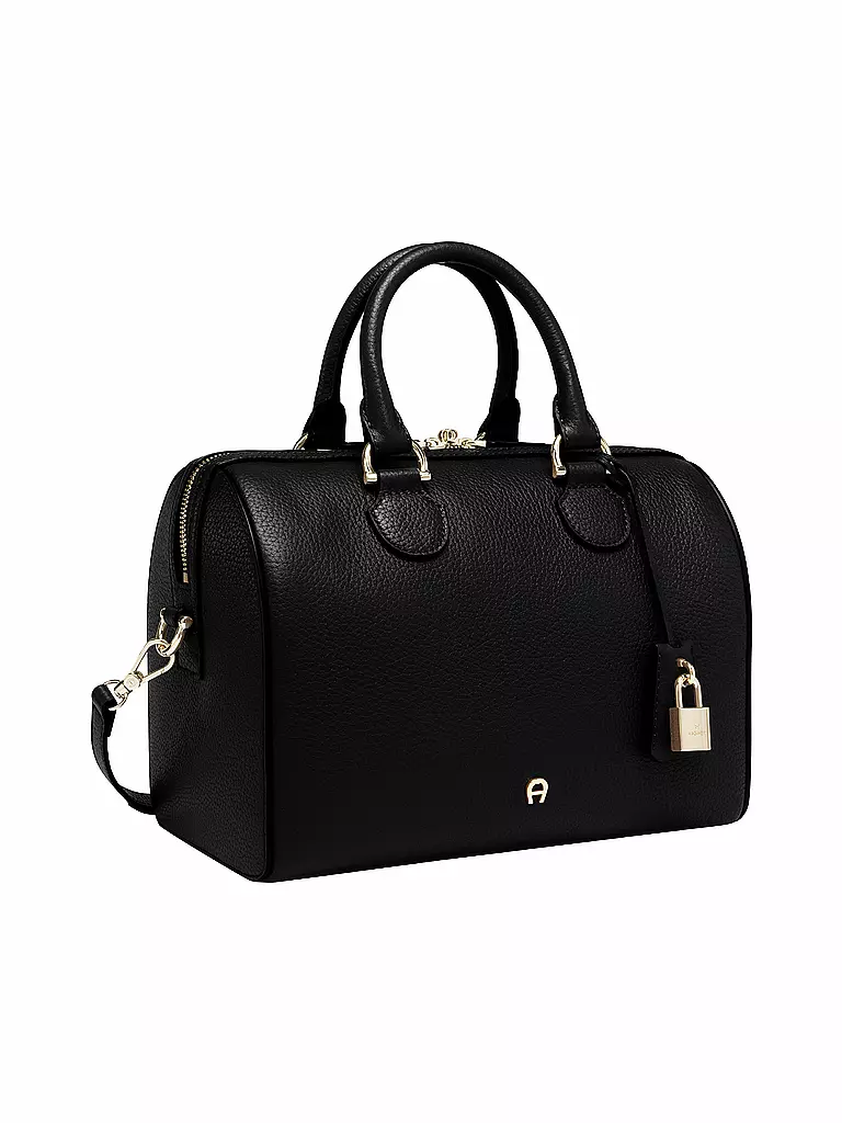 AIGNER | Ledertasche - Henkeltasche DELIA Small | schwarz