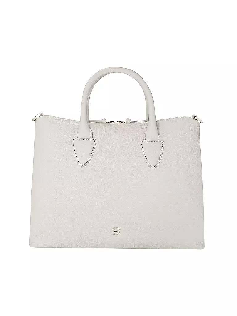 AIGNER | Ledertasche - Henkeltasche ZITA Medium | creme