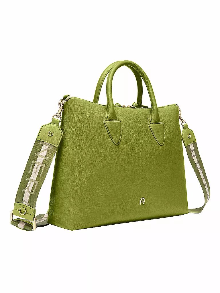 AIGNER | Ledertasche - Henkeltasche ZITA Medium | creme