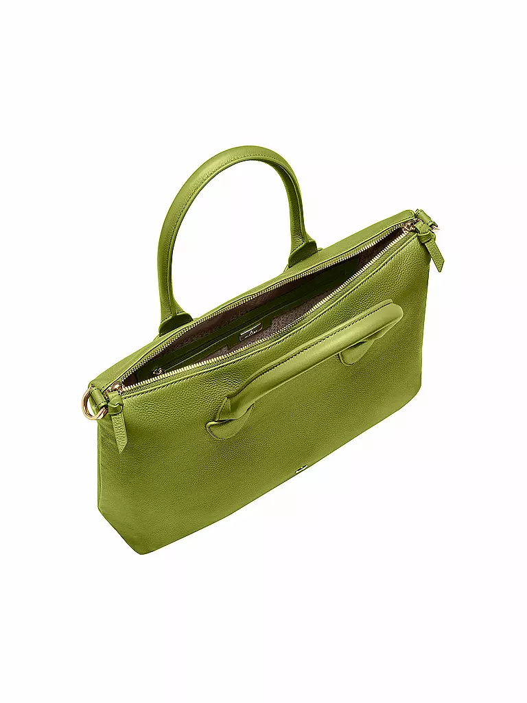 AIGNER | Ledertasche - Henkeltasche ZITA Medium | creme
