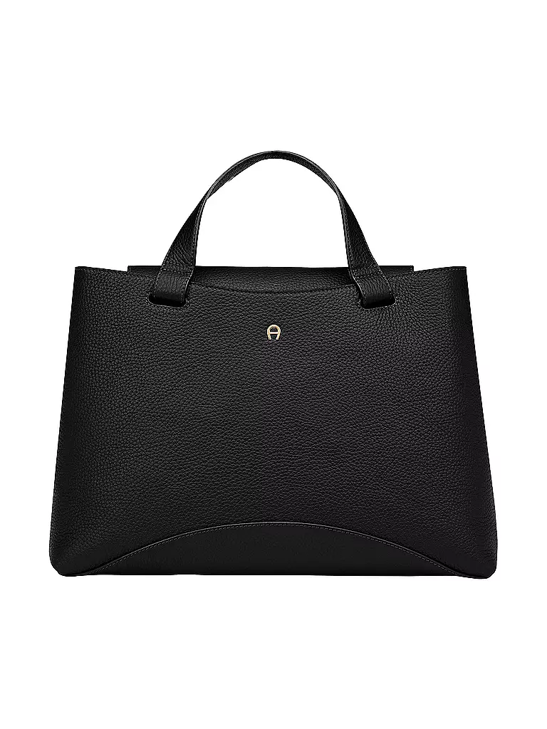 AIGNER | Ledertasche - Henketlasche Selma L | schwarz