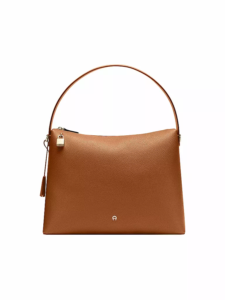 AIGNER | Ledertasche - Hobo Bag DELIA Large | braun