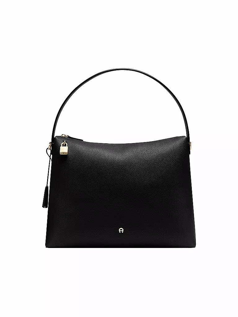 AIGNER | Ledertasche - Hobo Bag DELIA Large | schwarz