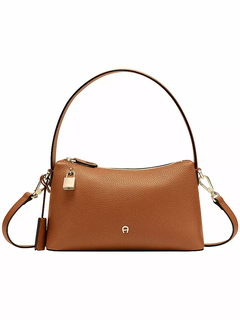 AIGNER | Ledertasche - Hobo Bag DELIA Small | braun