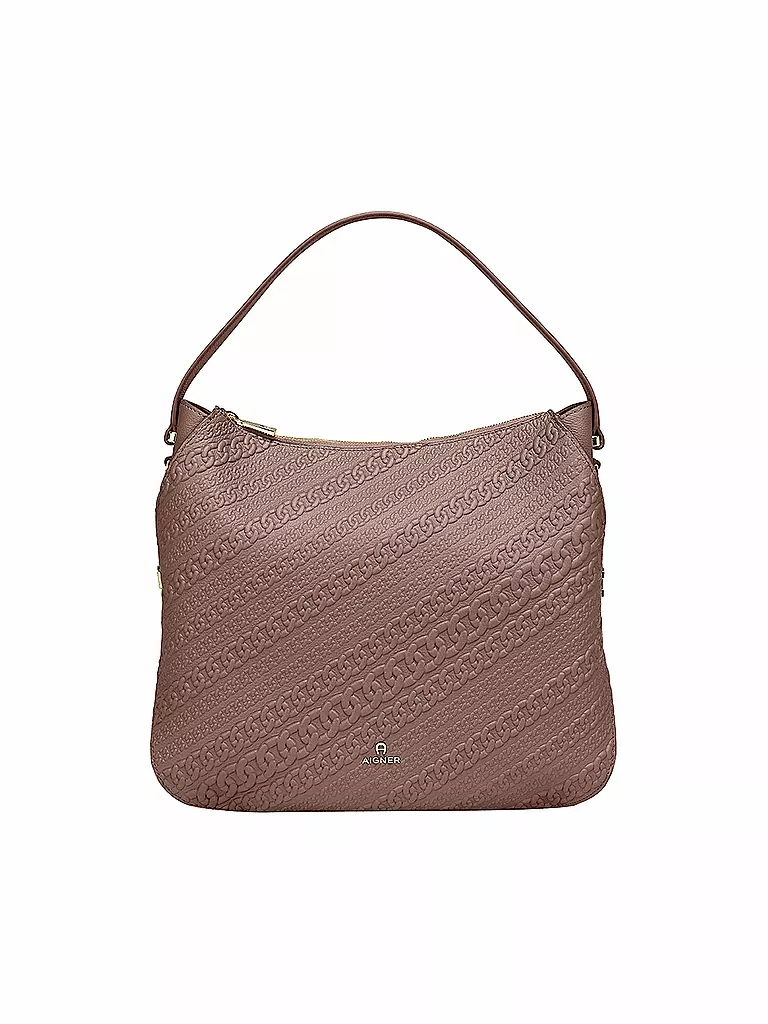 AIGNER | Ledertasche - Hobo Bag Milano | beige