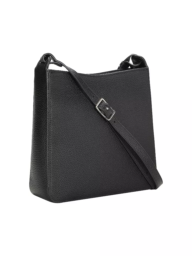 AIGNER | Ledertasche - Hobo Bag PURA Medium | schwarz