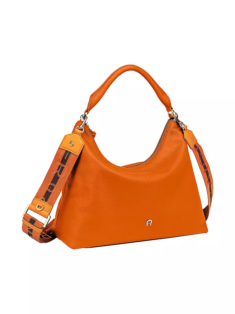 AIGNER | Ledertasche - Hobo Bag ZITA Medium | hellblau
