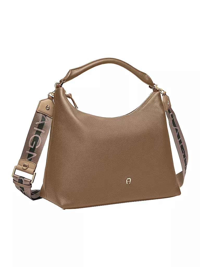 AIGNER | Ledertasche - Hobo Bag ZITA Medium | beige
