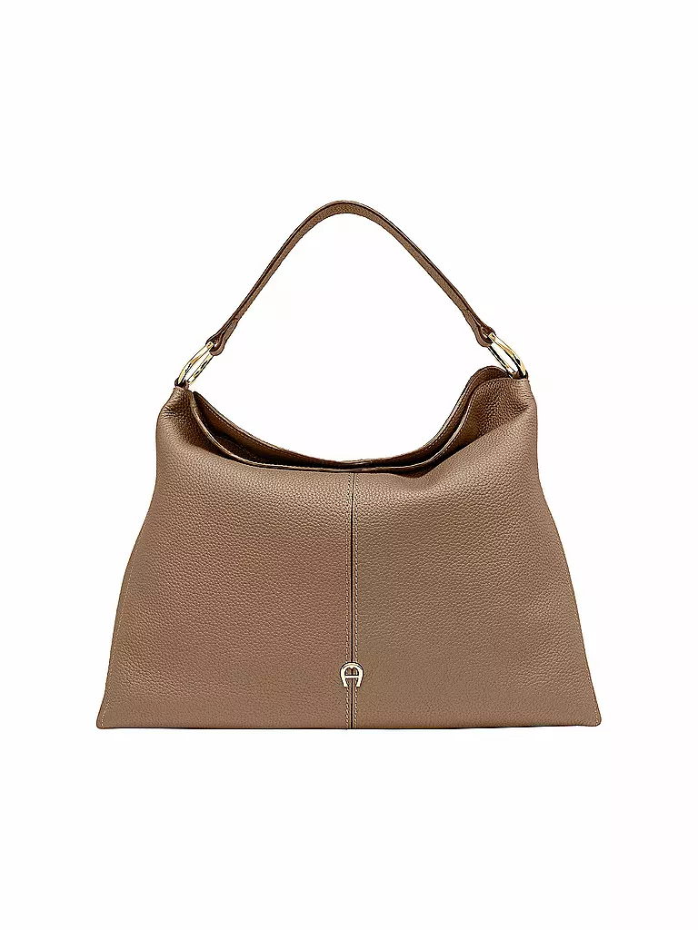 AIGNER | Ledertasche - Hobo SAVANNAH Large | beige