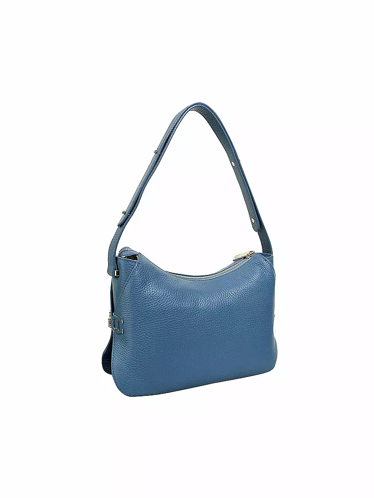 AIGNER | Ledertasche - Hobo-Bag "Milano S" | blau
