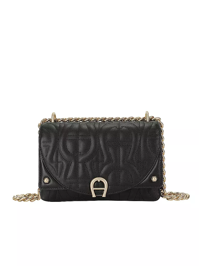 AIGNER | Ledertasche - Mini Bag DIAORA XS  | schwarz