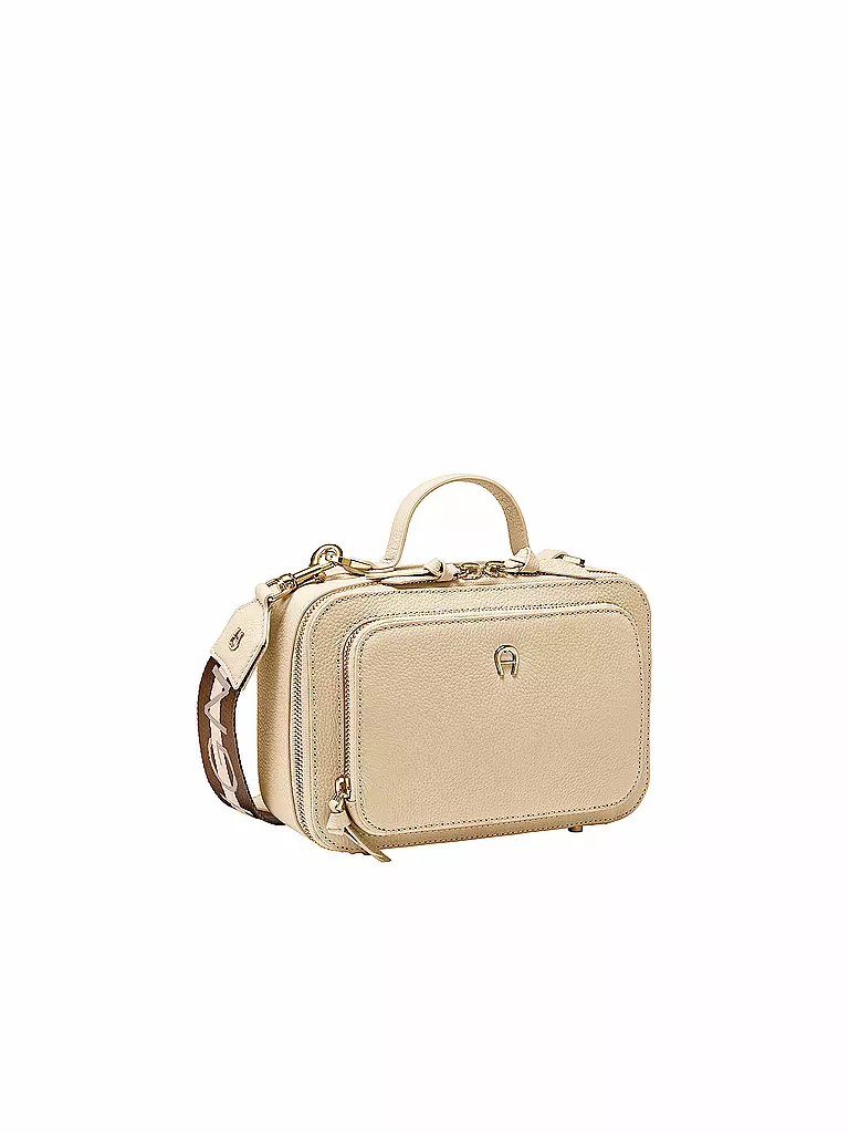 AIGNER | Ledertasche - Mini Bag Zita S | beige