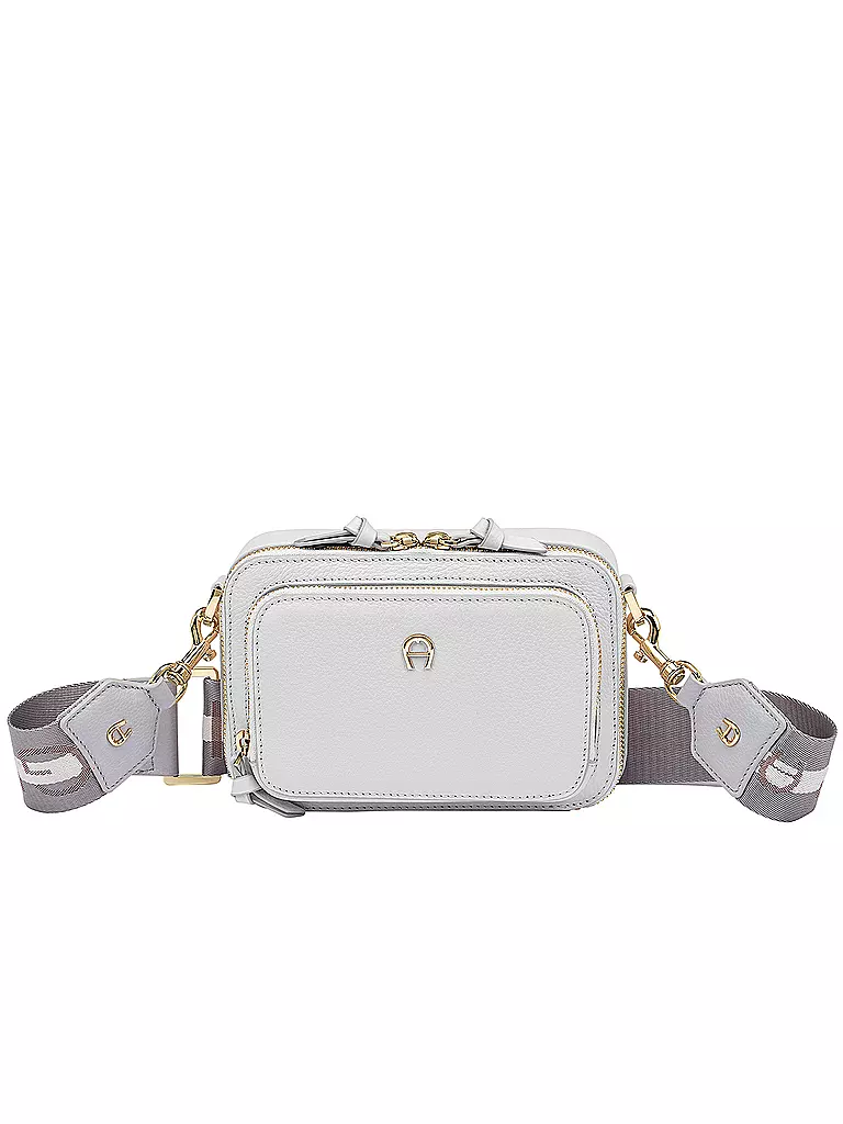 AIGNER | Ledertasche - Mini Bag ZITA Small | grau