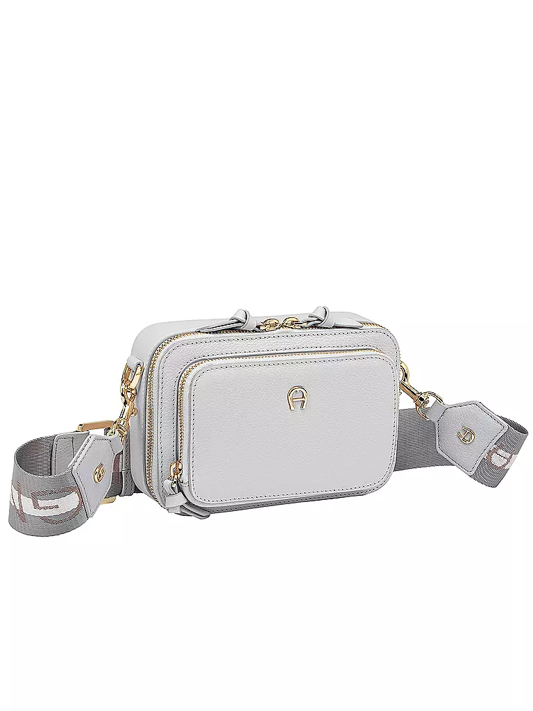 AIGNER | Ledertasche - Mini Bag ZITA Small | grau