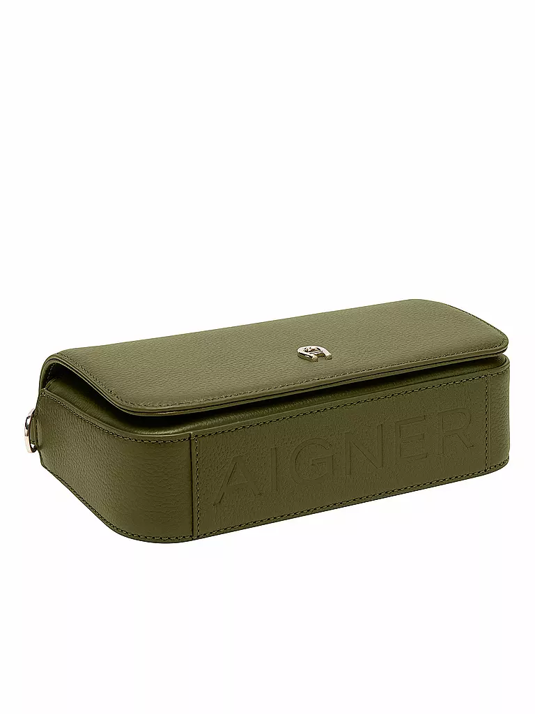 AIGNER | Ledertasche - Mini Bag ZITA Small | olive