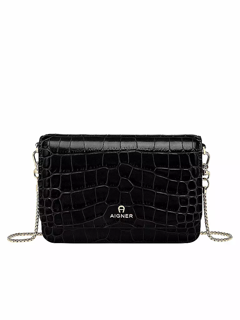 AIGNER | Ledertasche - Minibag Fashion | schwarz