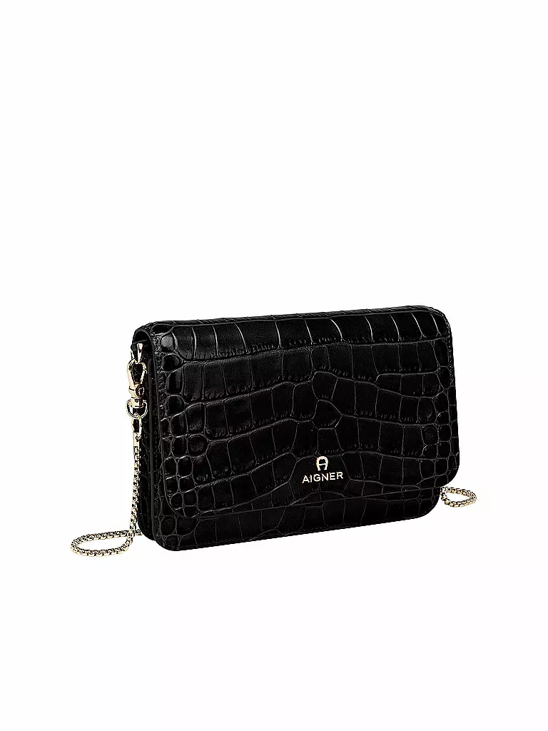 AIGNER | Ledertasche - Minibag Fashion | schwarz