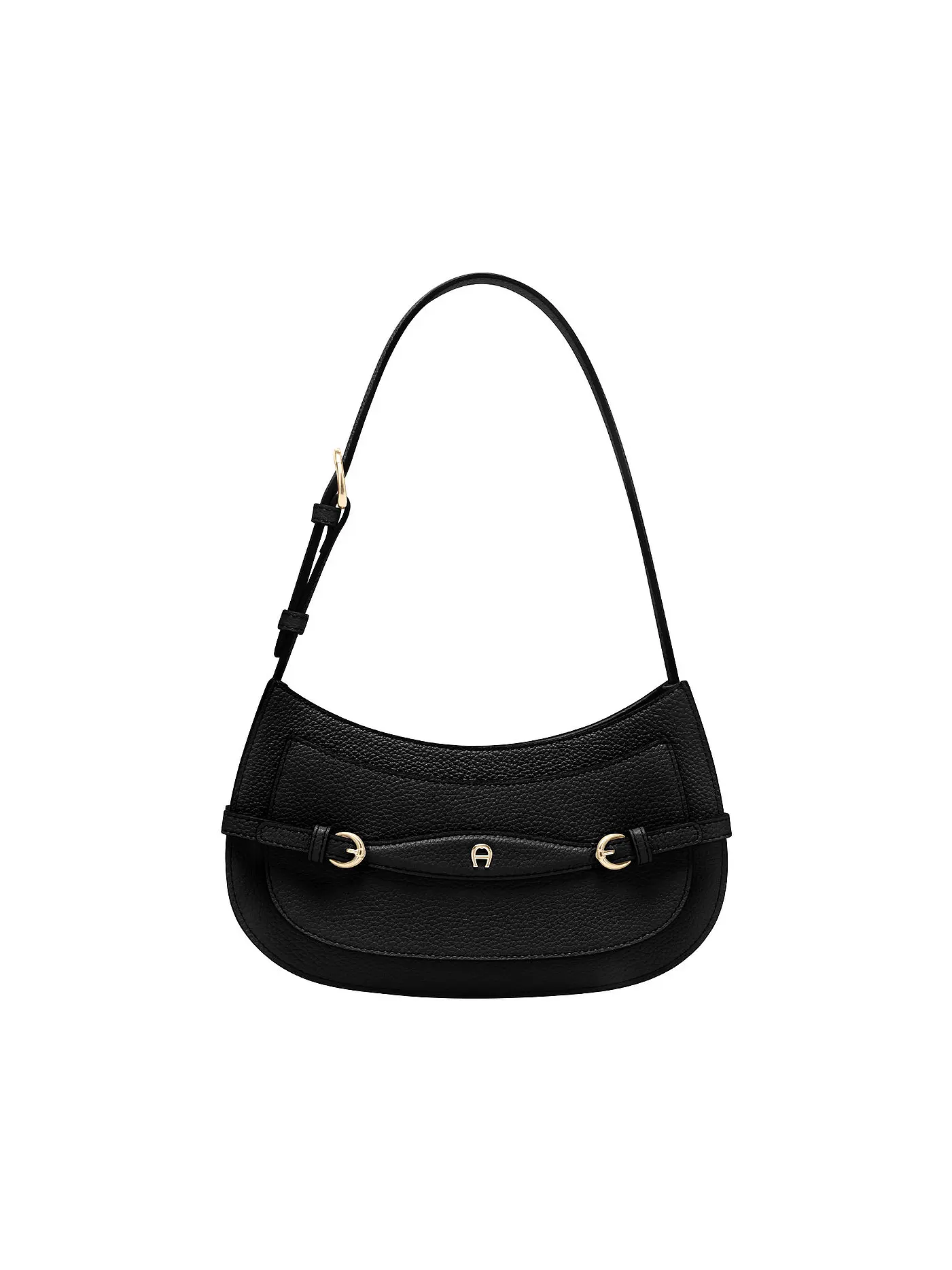 AIGNER | Ledertasche - Schultertasche CAVALLO XSmall | schwarz