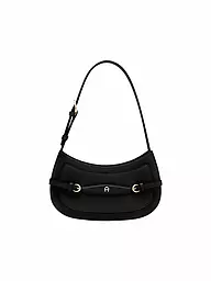 AIGNER | Ledertasche - Schultertasche CAVALLO XSmall | schwarz