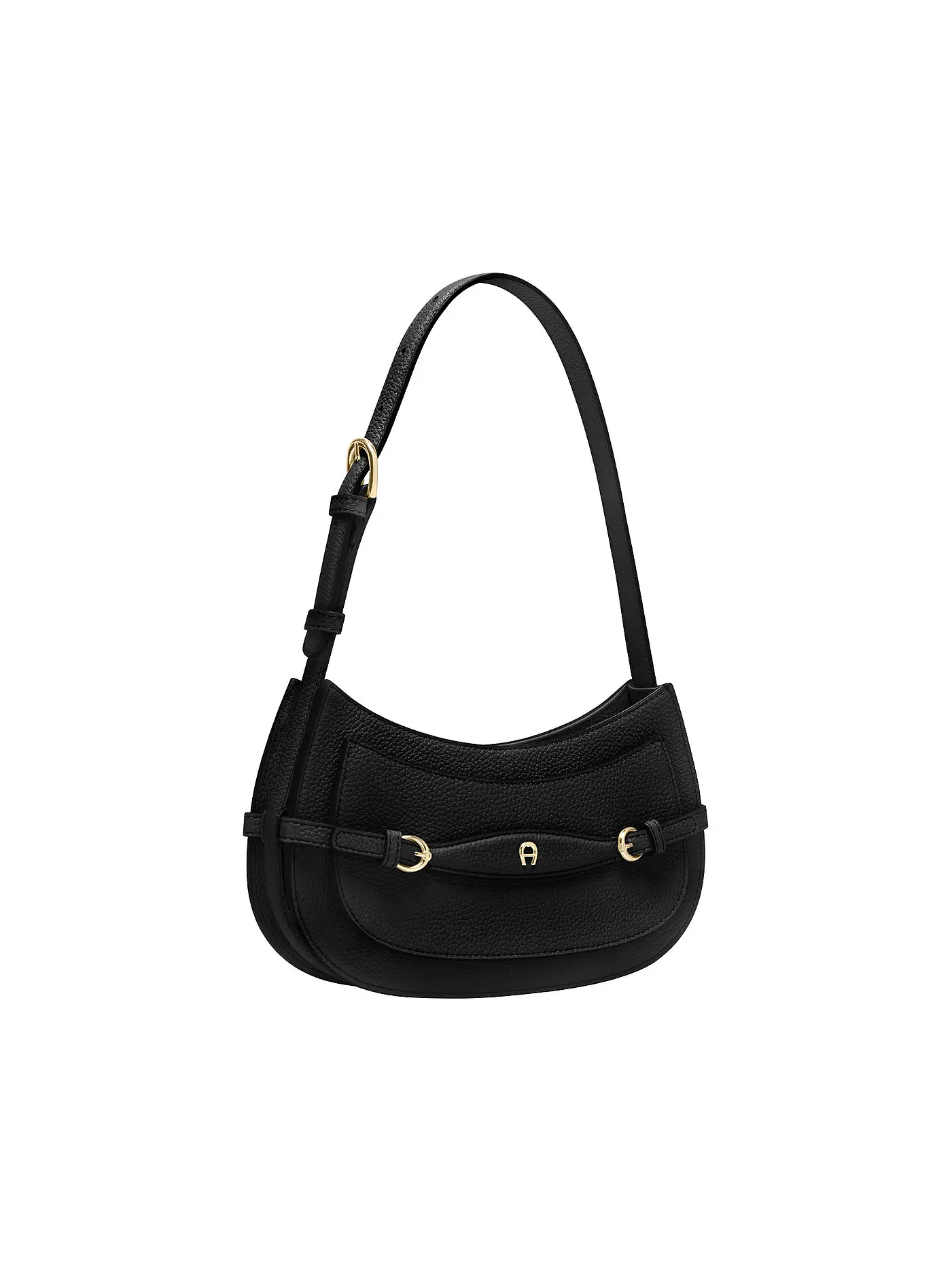 AIGNER | Ledertasche - Schultertasche CAVALLO XSmall | schwarz