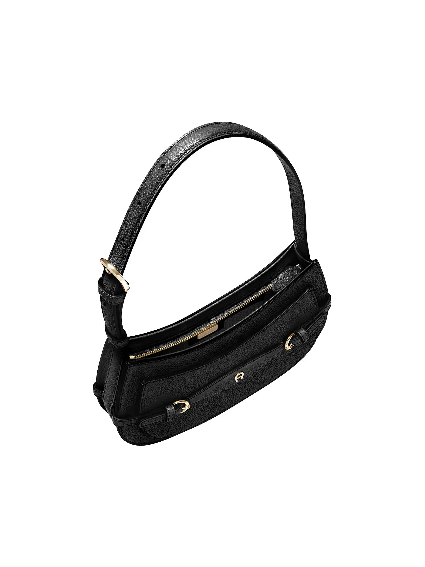 AIGNER | Ledertasche - Schultertasche CAVALLO XSmall | schwarz