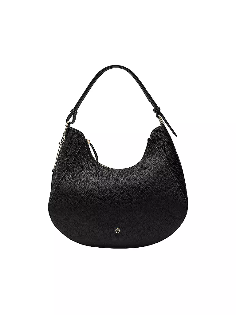 AIGNER | Ledertasche - Schultertasche JOAN Large | schwarz