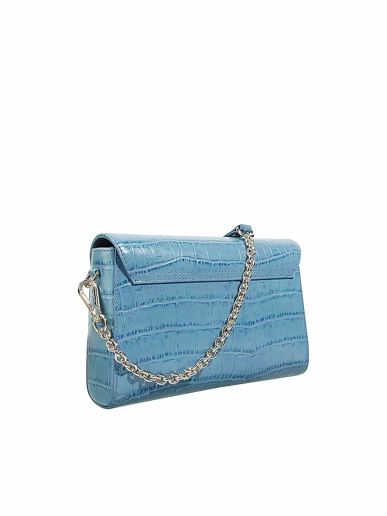 AIGNER | Ledertasche - Umhängetasche "Genoveva" S | blau