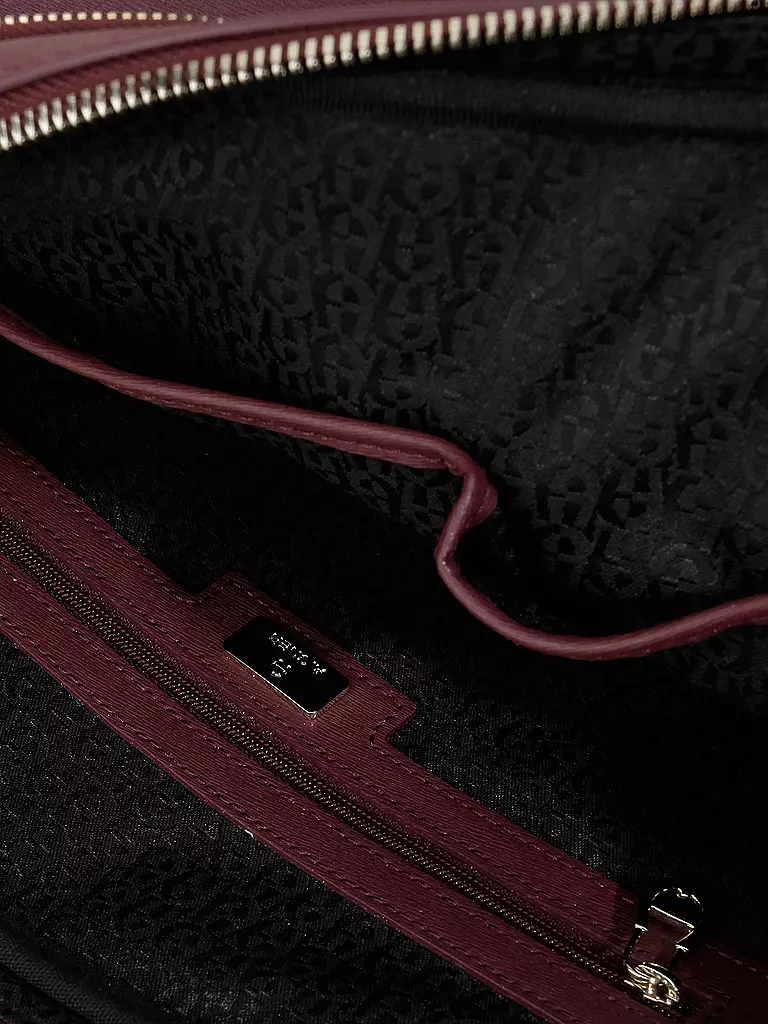 AIGNER | Ledertasche - Umhängetasche "Pisa L" | rot