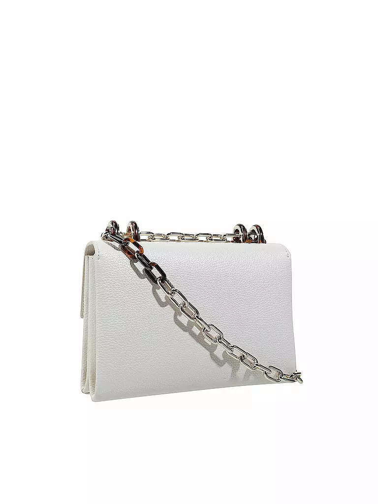 AIGNER | Ledertasche - Umhängetasche "Vicenza" S | weiß
