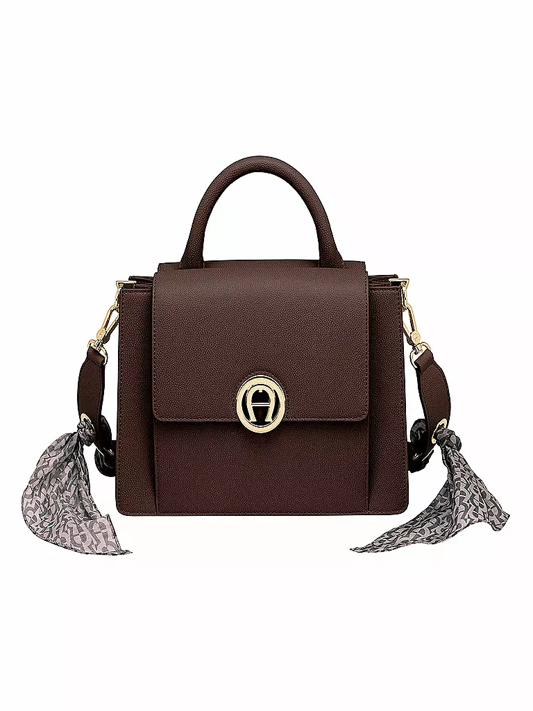 AIGNER | Ledertasche - Umhängetasche Livia S | braun