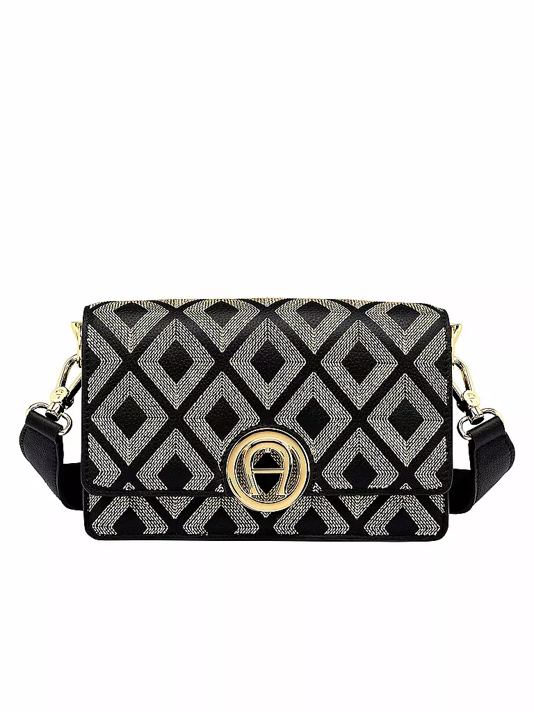 AIGNER | Ledertasche - Umhängetasche Livia S | schwarz