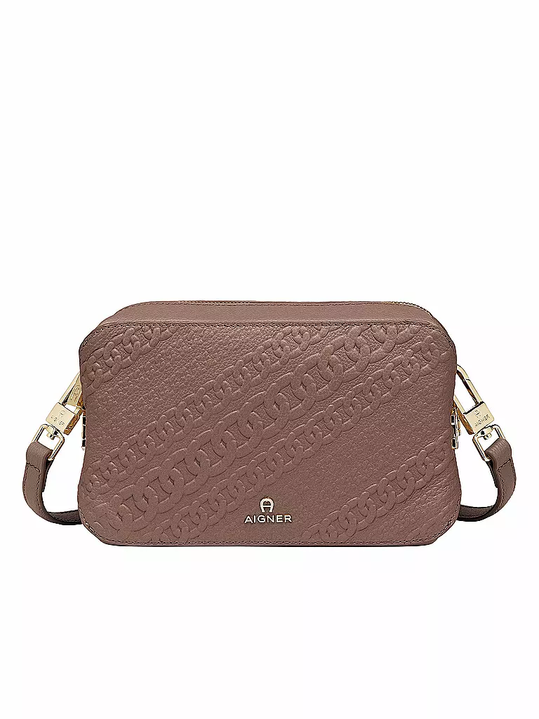 AIGNER | Ledertasche - Umhängetasche Milano S | beige