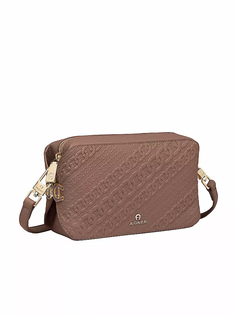 AIGNER | Ledertasche - Umhängetasche Milano S | beige