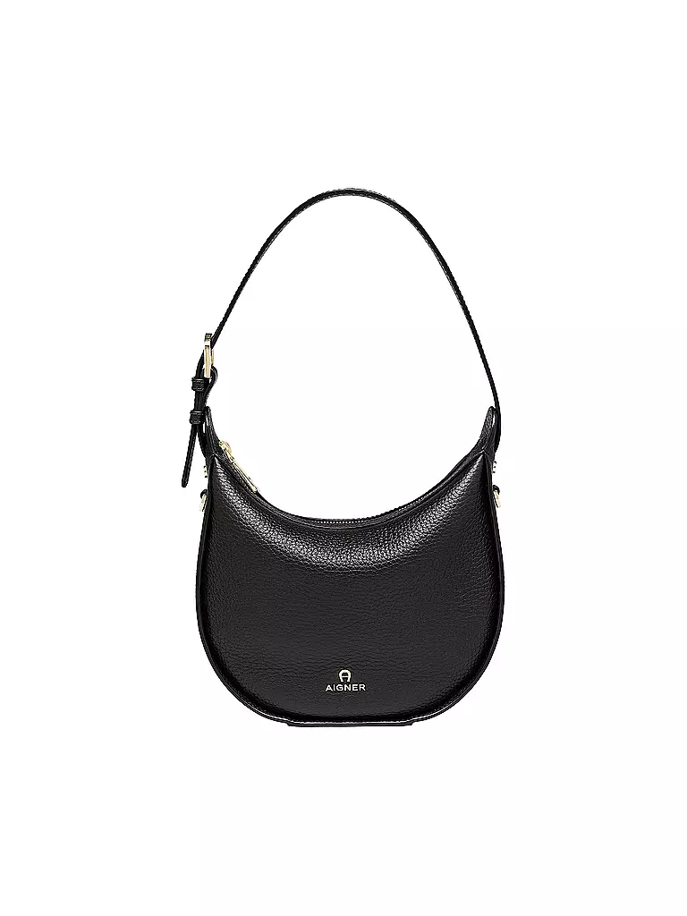 AIGNER | Ledertasche Umhängetasche Ivy S | schwarz