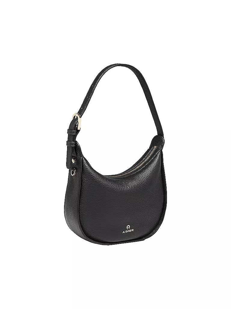 AIGNER | Ledertasche Umhängetasche Ivy S | schwarz