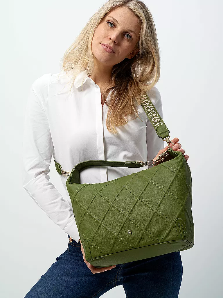 AIGNER | Tasche - Hobo Palermo M  | grün
