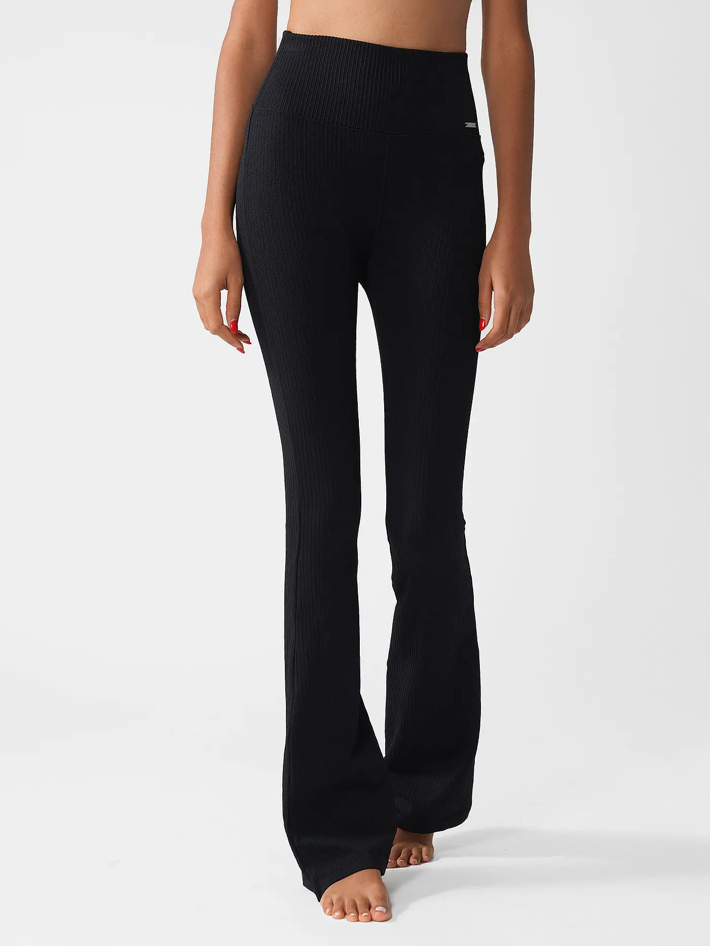 AIM'N | Leggings Flared Fit | schwarz
