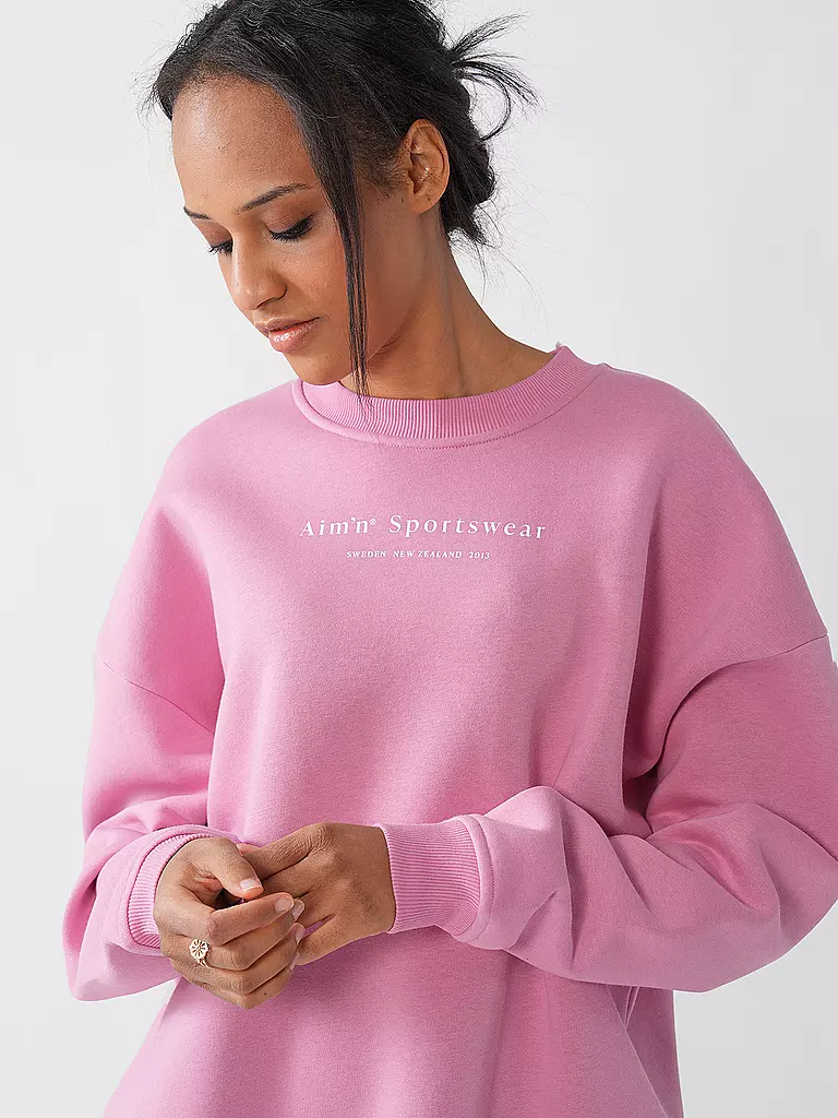 AIM'N | Sweater SERIF | rosa