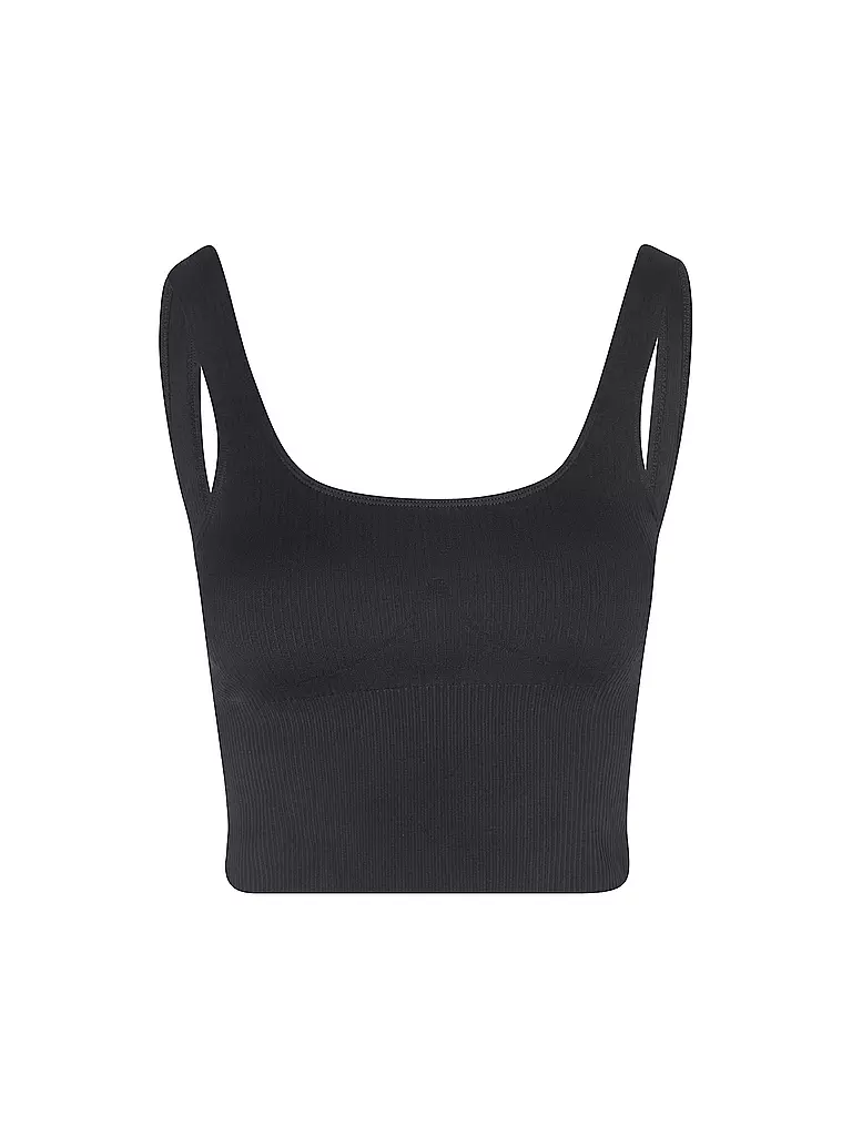 AIMN | Top - Bralette Cropped Fit | schwarz