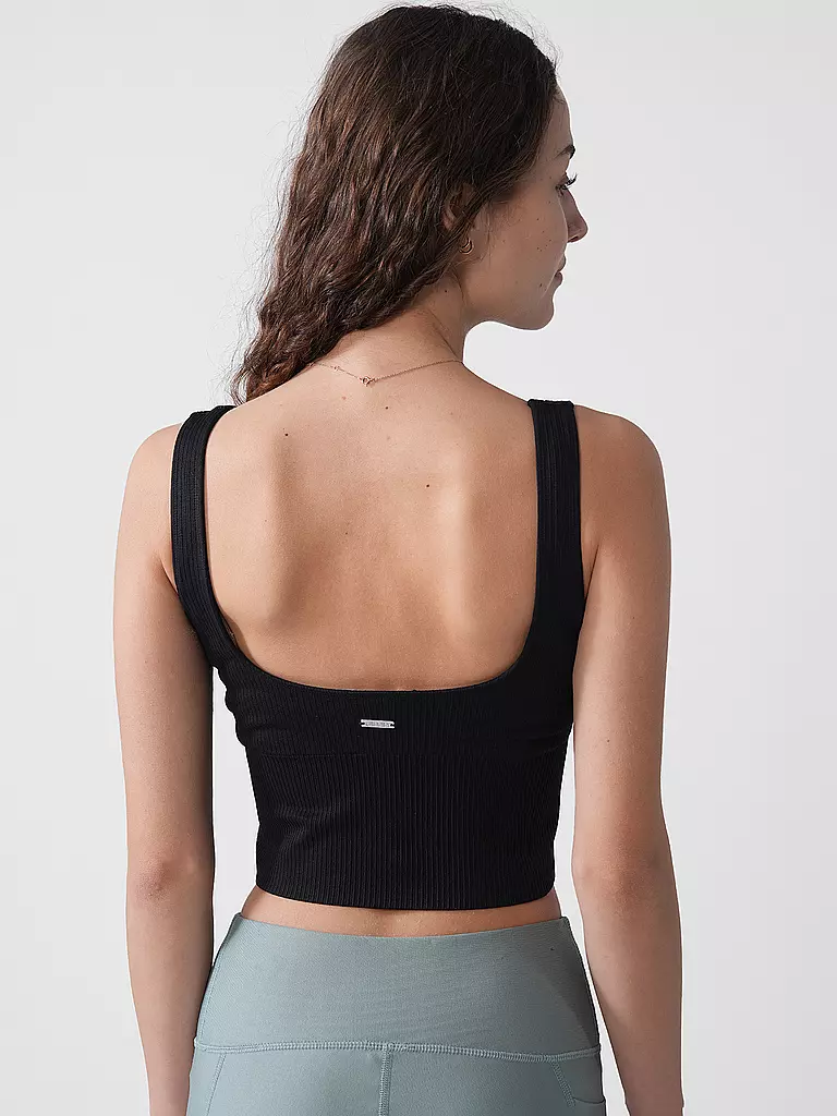 AIMN | Top - Bralette Cropped Fit | dunkelblau
