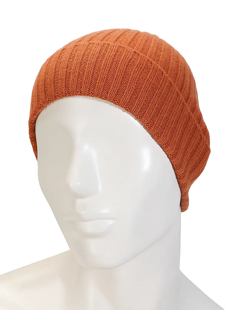 AKAROA | Kaschmirmütze - Haube LU | orange