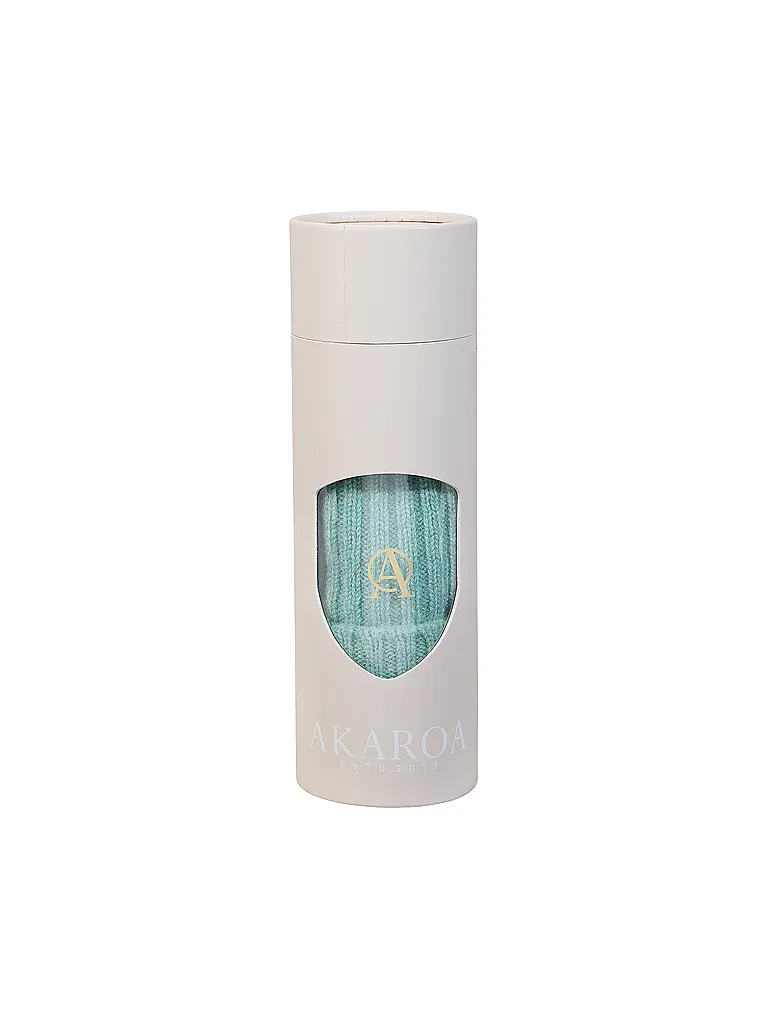 AKAROA | Kaschmirmütze - Haube LU | grün