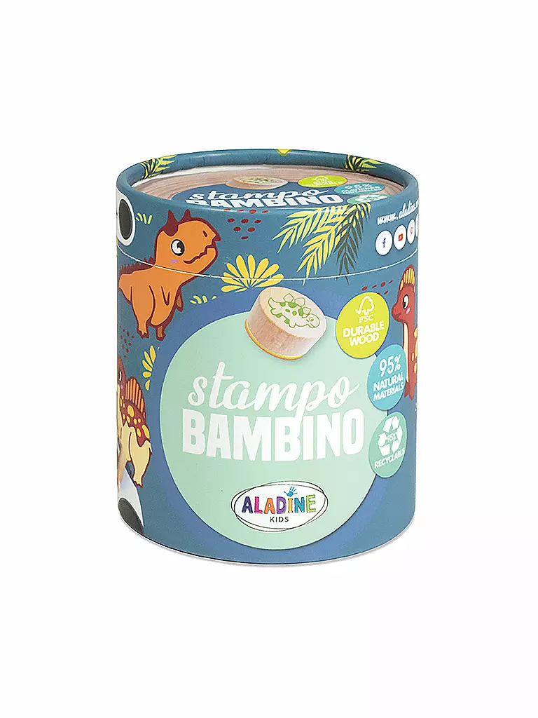 ALADINE | Baby Stempelset Stampo Bambino Dinosaurier | keine Farbe