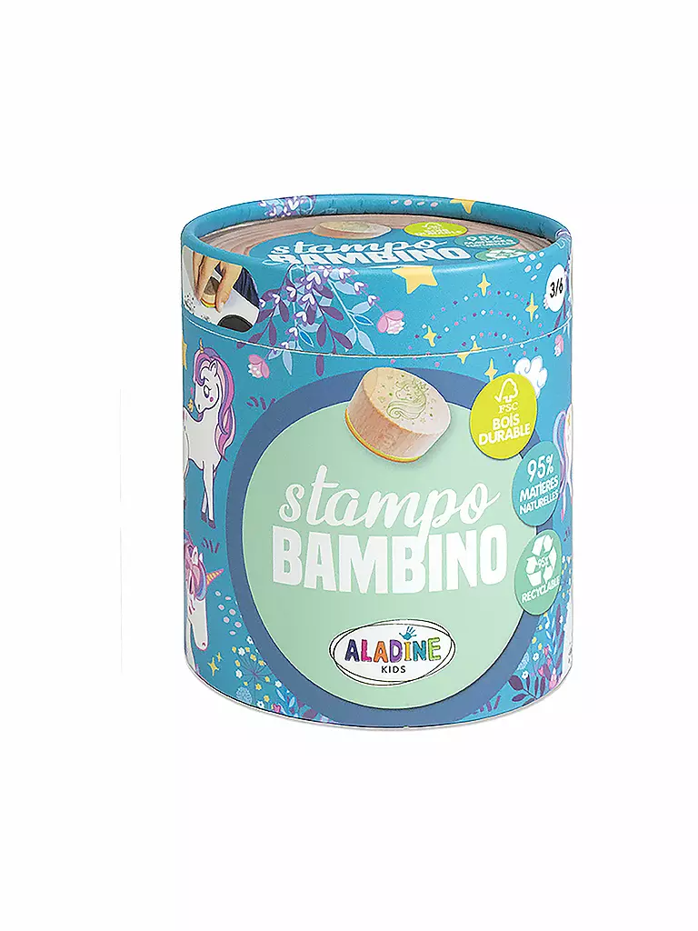 ALADINE | Baby Stempelset Stampo Bambino Einhörner | keine Farbe
