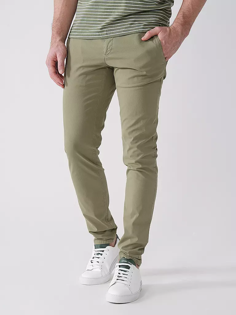 ALBERTO | Chino Slim Fit ROB | hellgrau