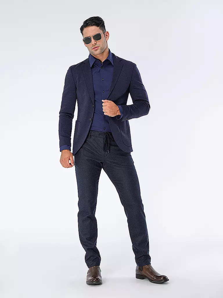 ALBERTO | Hose Slim Fit JUMP | dunkelblau