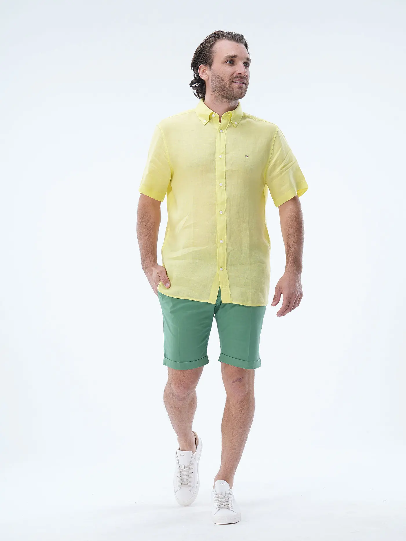 ALBERTO | Shorts Slim Fit ROB-K-LIGHT | grün